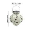 thumbnail image 3 of Solar Openwork Devise Waterproof Star Projection Lamp For Outdoor Use Garden Decoration Metal Hanging Solar Light For Backyards Patios Meadow Paths And Land, 3 of 6