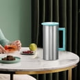 thumbnail image 5 of Cold Water Kettle 1.8L Stainless Steel Beverage Dispenser - Large Capacity Pitcher for Juice, Iced Tea & Lemonade, Split Lid, Leakproof Seal, Heat-Resistant Handle, 5 of 9