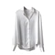 thumbnail image 1 of Jumpingount Camisa de mujer de manga larga de Color sólido a la moda para el trabajo en casa, la escuela, el viaje, la ropa de calle holgada Simple Accesorios de disfraces L Jumpingount AP013985-03, 1 of 6