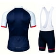 thumbnail image 6 of Men's Cycling Jersey Set Road Bicycle Clothing Cycling Shirt with Bib Pants, 6 of 8
