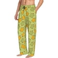 thumbnail image 2 of Uemuo Cute Turtle Pattern Men's Wide Leg Palazzo Lounge Pants with Pockets Light Weight Loose Comfy Casual Pajama Pants-XX-Large, 2 of 9