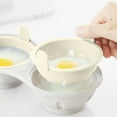 thumbnail image 2 of Microwave Oven Egg Steamer Container With Lid For Perfectly Cooked Poached And Eggs, 2 of 5