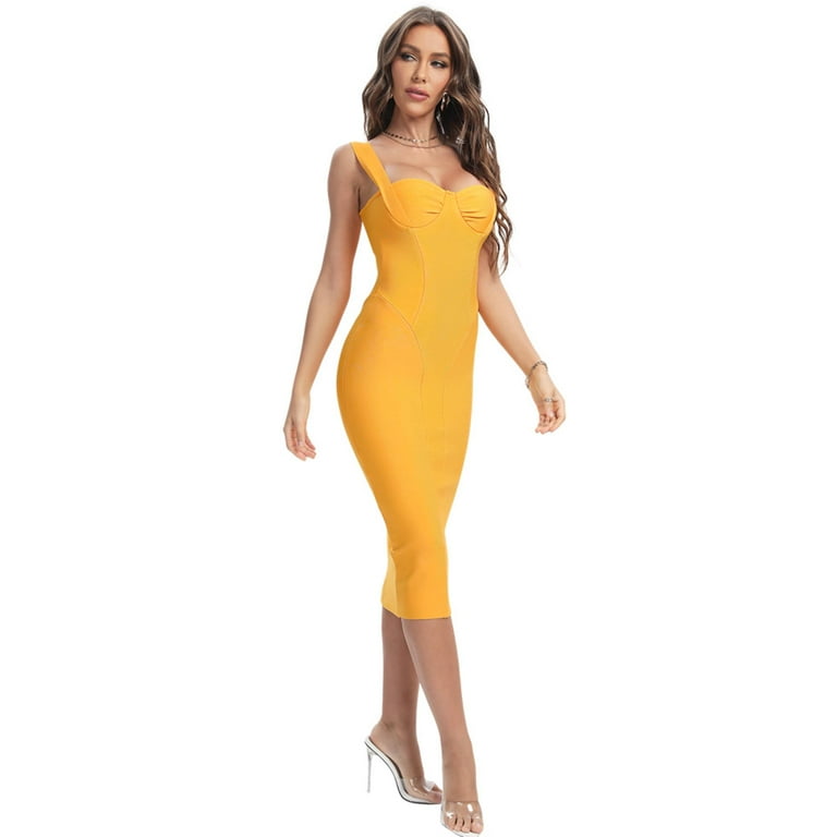 slim fit dress slacks Bandage Midi Dress With Straps – bebe