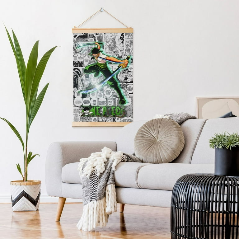 Shaft Hanging Banner One Piece Zoro Poster Wall Canvas Artwork