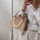 thumbnail image 3 of 1Pc Fashionable Straw Handbag Woman Beach Bag Pouch Rural Portable Bag, 3 of 4