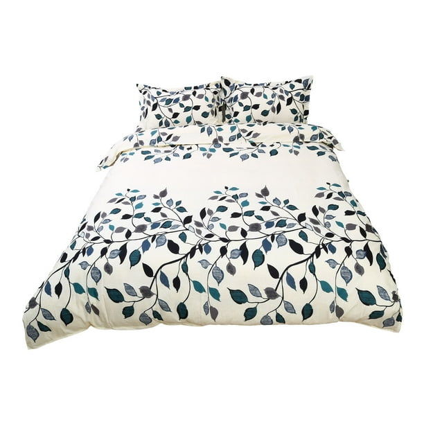 Unique Bargains Duvet Cover PillowCase Bedding Set Full Single Double