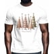 thumbnail image 2 of Camisetas gráficas informales de manga corta con diseño de árbol de Navidad para hombre, 2 of 8