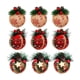 thumbnail image 2 of Christmas Cloth Bag Red Plaid 8cm Christmas Tree Hanging Decorations Christmas Foam Decorative Hangings., 2 of 6
