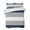 Navy blue gray, variant on Quilts Full Size, Navy Blue Grey Stripe Soft Comforter Bedding Set for Bed, Modern Art Horizontal Striped Lightweight Quilted Bedspread with Pillow Cover(2 Pieces) for All Season, 78x90 Inch