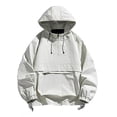 thumbnail image 4 of uikmnh Winter Coats For Men,Male Drawstring Zipper Jacket Casual Jacket Jacket,Size 3XL, 4 of 5