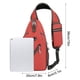 thumbnail image 4 of onlyliua para Interior/Exterior Pernos de Pechos y Mochila Multifuncional Paras Deportes y Ocios, Ligeros y Modernos, Bolso Bandolera de Moda y Estudiantes de Hombre, 4 of 6