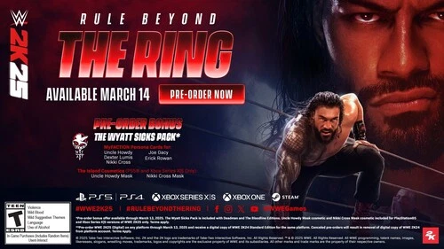 WWE 2K25 for Playstation 4 [New Video Game] PS 4