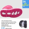 thumbnail image 5 of Ahannie Toddler Boys Girls Snow Boots,Kids Warm Insulated Winter Outdoor Boots, 5 of 6