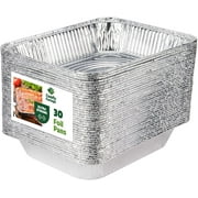 Comfy Package 9x13 Disposable Aluminum Foil Pans Baking Pan Catering Trays, 30-Pack