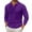 Purple #004A, variant on Havenx Mens Knit Polo Sweater Henley V Neck Long Sleeve Slim Fit Knitted Polo Shirts 2025 Trendy Casual Pullover Sweater,Hot Pink 2XL
