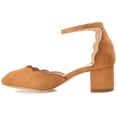 thumbnail image 3 of Journee Womens Edna Round Toe Low Block Heel Pumps, Widths Available, 3 of 10