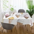thumbnail image 3 of Yayeee Tablecloths 60" x 108" Rectangle Wrinkle Resistant Party Table Cover, Ice Cream Pattern, 3 of 8