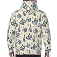 thumbnail image 7 of Honeii Snake Pattern Mens Hoodies Men's Loose Sleeve Sweatshirt,Pullover Hooded Sweatshirt for Men,Essentials Hoodie-3X-Large, 7 of 7