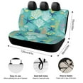 thumbnail image 2 of Ocean Life Coral Pattern Car Rear Seat Covers,Bench Back Seat Cover , Easy to Install Universal Fit for Cars Trucks Vans And SUVs, 2 of 6