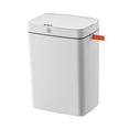 thumbnail image 3 of DOLITY Capteur Intelligent Sans Contact Poubelle Étroite 18L Blanc Déchets Imperméables Compacts, 3 of 9