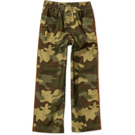 Garanimals - Little Boys' Camo Poplin Elastic-Waist Pants