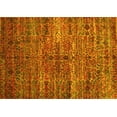 thumbnail image 1 of Ahgly Company Machine Washable Indoor Rectangle Persian Yellow Traditional Area Rugs, 4' x 6', 1 of 4