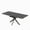 Black, variant on Tcbosik 62.4" - 78.1" Extendable Dining Table for 6-8 Person, Kitchen Table with Metal Legs for Home Office, Living Room, Grey