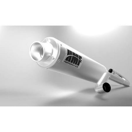 Hmf Performance Exhaust (HMF Engineering 036264606071 Performance Series Full System Exhaust - Side Mount - Brushed - Turn Down)