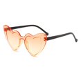 thumbnail image 1 of Kids Heart Shape Sunglasses - Fashionable Gradient Lenses, Comfortable Fit, UV Protection, 1 of 8