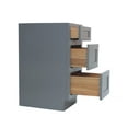 thumbnail image 3 of Vanity Art VA4012-3G Vanity Cabinet with Knockdown, Gray - 12 x 21 x 32.5 in., 3 of 3