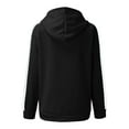 thumbnail image 5 of XIAONU Women'S Hoodies Loose Long Sleeves Zip Up Hoodie Sweatshirts Comfy Oversize Trendy Cute Solid Color Hooded, 5 of 5
