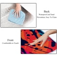 thumbnail image 4 of Paw Print Outdoor Canvas Picnic Blanket Waterproof and Foldable Mat with Carry Strap - Large Size for Family and Friends - Durable and Easy to Clean - Blue and White Stripes Design, 4 of 6