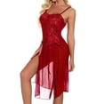 thumbnail image 3 of Women Lace High Split Lingerie Bodydoll Night Dress, 3 of 4