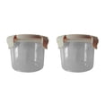 thumbnail image 1 of Bewildely Hebilla de plástico PP transparente, latas selladas, soportes redondos para tanque de almacenamiento de cereales, contenedores de cocina Type7 NO7 Bewildely CBP055775, 1 of 5
