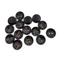 thumbnail image 1 of Jumpingount 100 piezas de botones de madera, pintura de flores de agujeros, manualidades DIY para manualidades Accesorios de disfraces Negro Jumpingount AP010255-01, 1 of 6