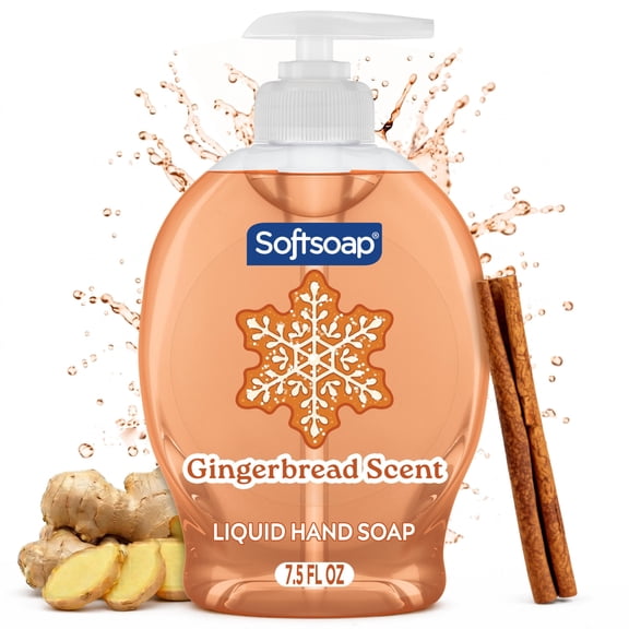 Softsoap Limited Edition Liquid Hand Soap, Gingerbread Scent, 7.5 fl oz