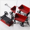 thumbnail image 4 of Mini Pull Cart Iron Cart Ornament Mini House Garden Layout Ornament Miniature Cart, 4 of 6