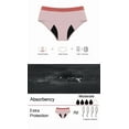 thumbnail image 5 of Aooho Teen Cotton 60 ml Period Underwear Menstrual Panties for Girls Heavy Flow Leakproof Protective Briefs First Period Kit 3 Pack, 5 of 6