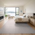 thumbnail image 3 of ODIKA 9'x12' Washable Area Rug Solid Geometric Inspired Boho Interlocking Trellis Shaggy Pink Flowing Dynamic for Dining Room, Basement, Large Office, Non-Slip Chair-Friendly, 3 of 7