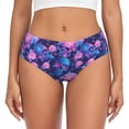 thumbnail image 1 of Balery Blue Skull Rose Ropa Interior de Algodón para Mujer con Dibujo – Braguitas Cómodas y Elásticas, Estilo Clásico-XX-Large, 1 of 6