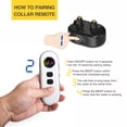 thumbnail image 6 of Dog Training Collar with Remote, 198 Levels Beep/Vibration/Static, 1300ft Range, Waterproof Rechargeable Mini Receiver, for Small & Medium Dogs 5–15 lb, White, 6 of 9