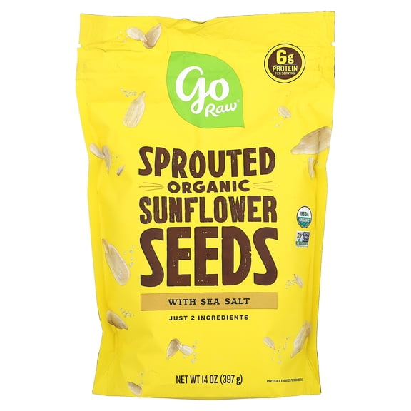 Go Raw Sprouted Sunflower Seeds, 1 Pound