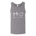 thumbnail image 2 of Wild Bobby, Faith.Hope.Love Heart Beat, Inspirational/Christian, Men Graphic Tank Top, Heather Grey, Medium, 2 of 4