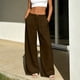 thumbnail image 1 of Neewe Women's Wide Leg Pants with Pockets - Casual Loose Button Waist Trouser Pants Sweatpants Palazzo Lounge Pants, 1 of 8
