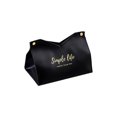thumbnail image 1 of DPTALR Leather Tissue Box Cover, Triangular Foldable Tissue Box Holder - Modern Decorative Storage Box For Living Room, Bedroom, Car, Office, Gift Ideas, 1 of 1