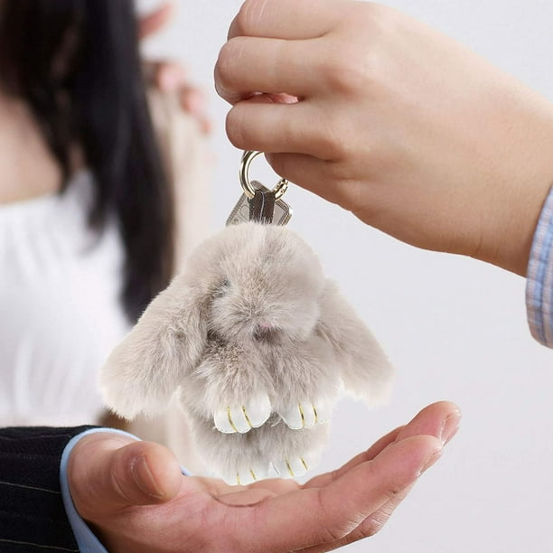 Fluffy on sale bag charms