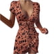 thumbnail image 1 of Vestido HUOGUO Fashion vestido sexy asimétrico con estampado para mujer, 1 of 5