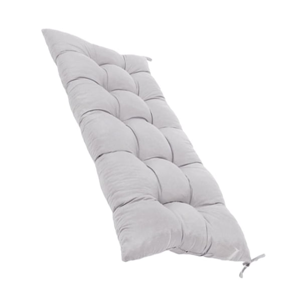 Matsuzay Cojín de tela de tapicería duradero de poliéster, complemento para banco, amplia gama de usos, cojín para sentarse de tacto Premium Conjuntos de muebles de sala de estar gris claro