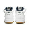 thumbnail image 5 of Men's Nike Air Force 1 Mid QS White/White-Midnight Navy (DH5622 100) - 10, 5 of 6