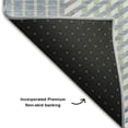 thumbnail image 5 of Addison Rugs Mayfield Premium Machine Washable Transitional Plaid Denim Rectangle Rug, 8' x 10', 5 of 6